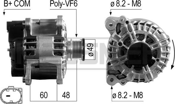 ERA 210706 - Alternator autospares.lv