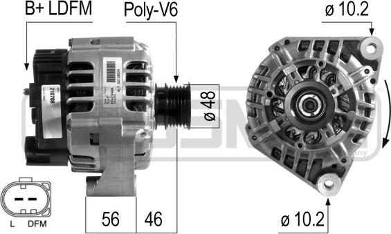 ERA 210708 - Alternator autospares.lv