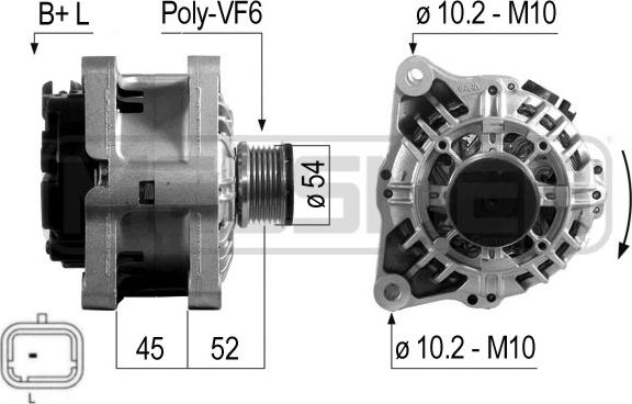 ERA 210703 - Alternator autospares.lv