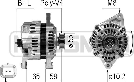 ERA 210710 - Alternator autospares.lv