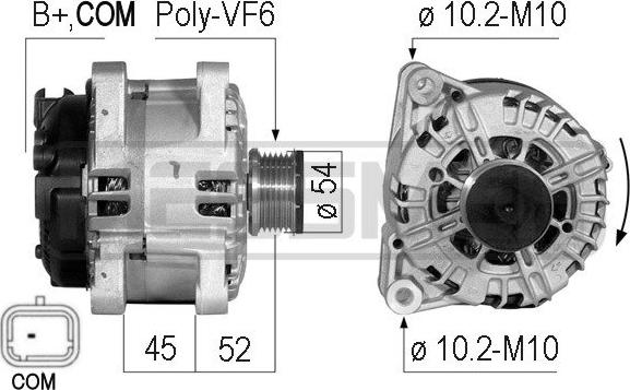 ERA 210717 - Alternator autospares.lv