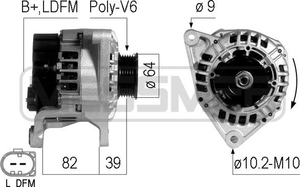 ERA 210733 - Alternator autospares.lv