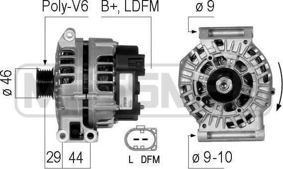 ERA 210729 - Alternator autospares.lv