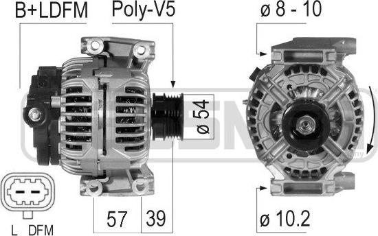 ERA 210724A - Alternator autospares.lv