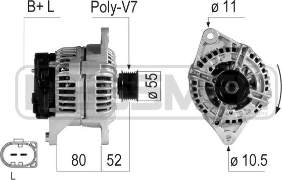 ERA 210723A - Alternator autospares.lv