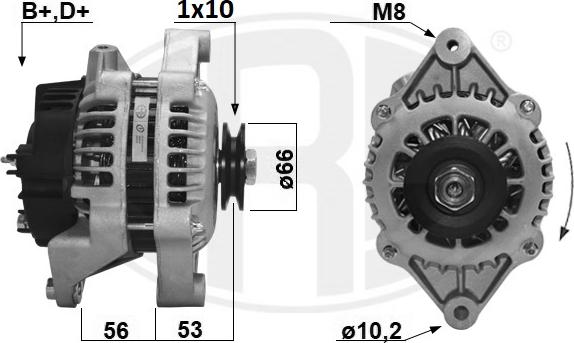 ERA 211001A - Alternator autospares.lv