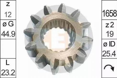 ERA 225602 - Pinion, bendix, starter autospares.lv