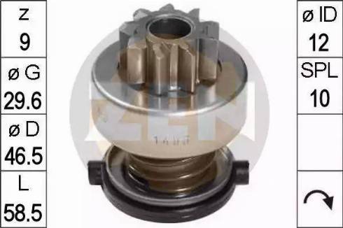 ERA 225638 - Pinion, bendix, starter autospares.lv