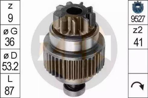 ERA 225339 - Pinion, bendix, starter autospares.lv