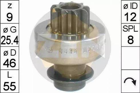 ERA 225371 - Pinion, bendix, starter autospares.lv