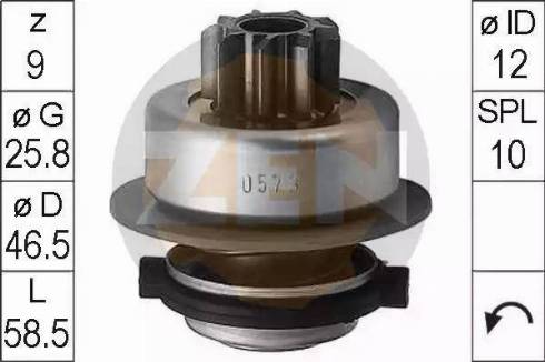 ERA 225235 - Pinion, bendix, starter autospares.lv