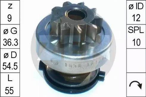 ERA 225 705 - Pinion, bendix, starter autospares.lv