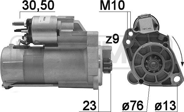 ERA 220969 - Starter autospares.lv