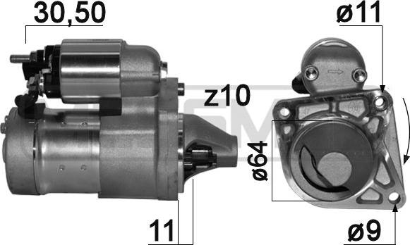 ERA 220904 - Starter autospares.lv