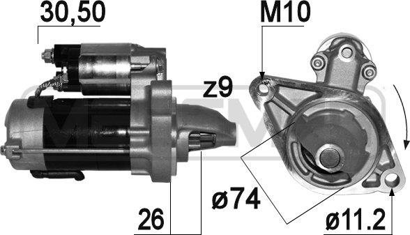 ERA 220939 - Starter autospares.lv