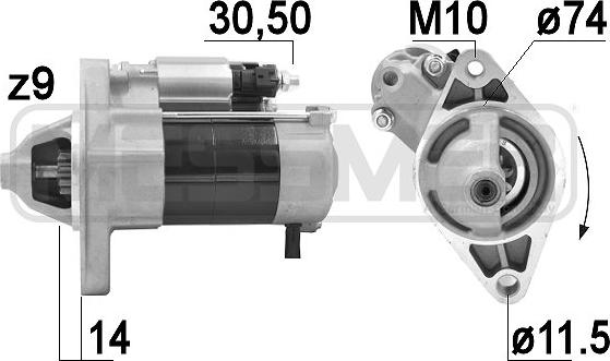 ERA 220926A - Starter autospares.lv