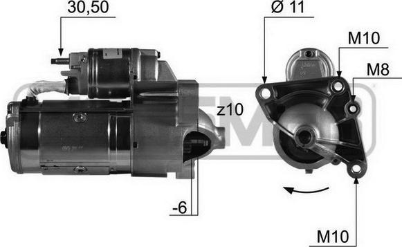 ERA 220444 - Starter autospares.lv