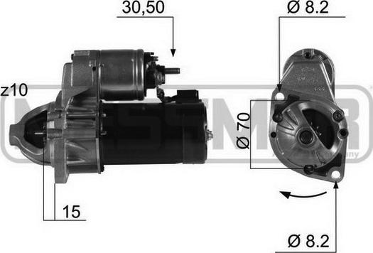 ERA 220442 - Starter autospares.lv