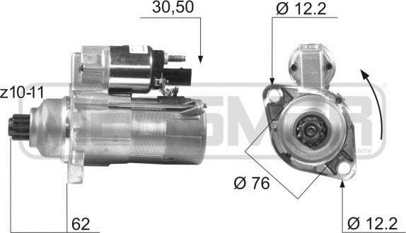 ERA 220450A - Starter autospares.lv