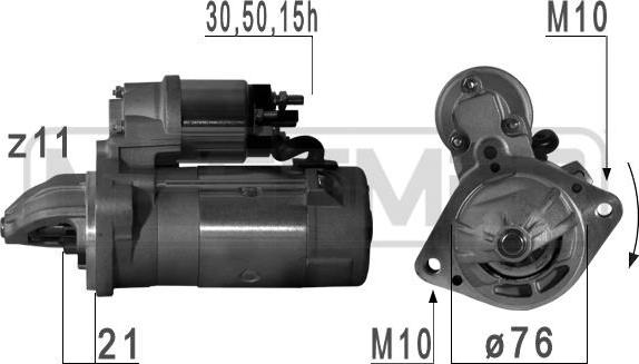 ERA 220457A - Starter autospares.lv