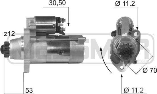 ERA 220464 - Starter autospares.lv