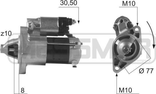 ERA 220468 - Starter autospares.lv