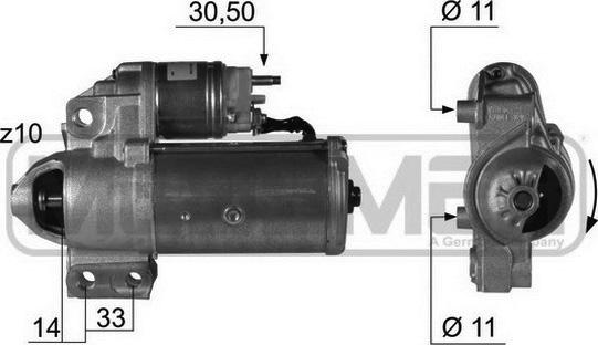 ERA 220400 - Starter autospares.lv