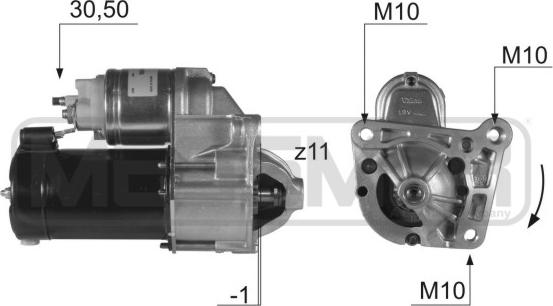 ERA 220402 - Starter autospares.lv