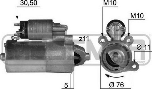 ERA 220407 - Starter autospares.lv