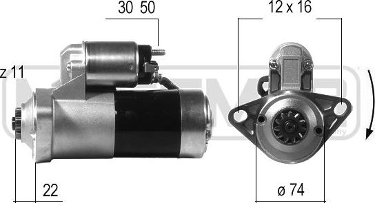 ERA 220439A - Starter autospares.lv