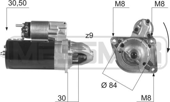 ERA 220435 - Starter autospares.lv