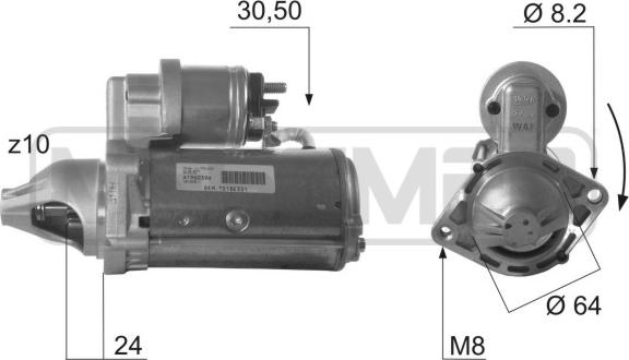 ERA 220432 - Starter autospares.lv