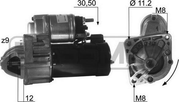 ERA 220437 - Starter autospares.lv