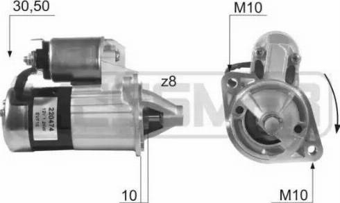 ERA 220474 - Starter autospares.lv