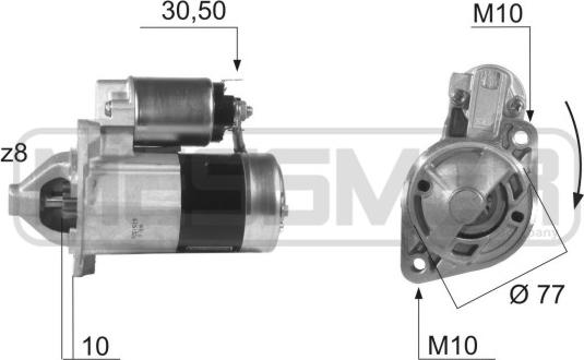 ERA 220473 - Starter autospares.lv