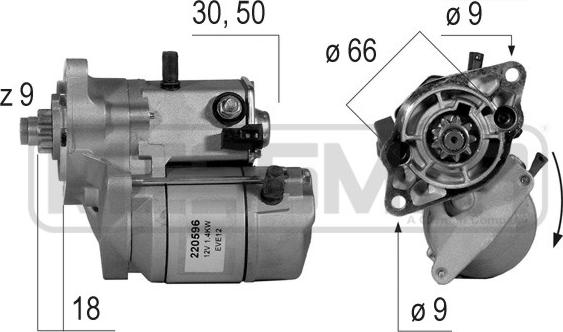 ERA 220596A - Starter autospares.lv