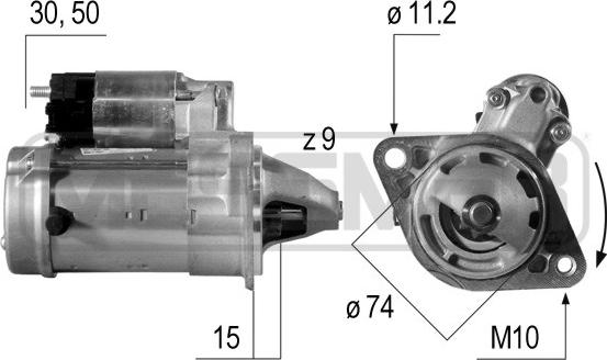 ERA 220542 - Starter autospares.lv