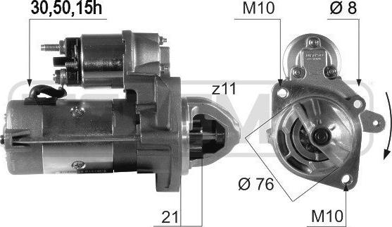 ERA 220508A - Starter autospares.lv