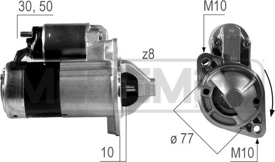 ERA 220503A - Starter autospares.lv