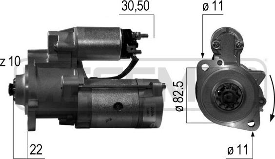 ERA 220514A - Starter autospares.lv