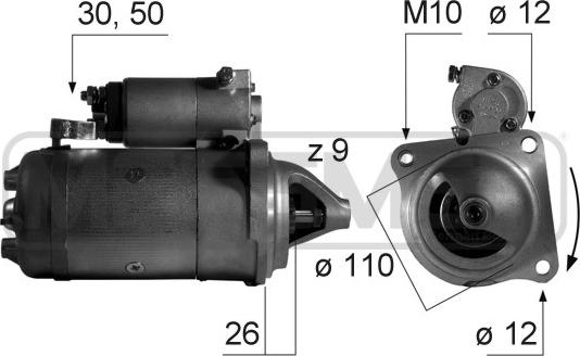 ERA 220518A - Starter autospares.lv