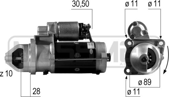 ERA 220513A - Starter autospares.lv