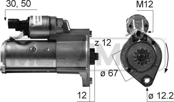 ERA 220521A - Starter autospares.lv