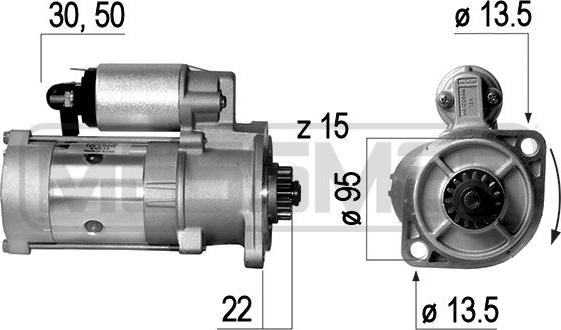 ERA 220578 - Starter autospares.lv