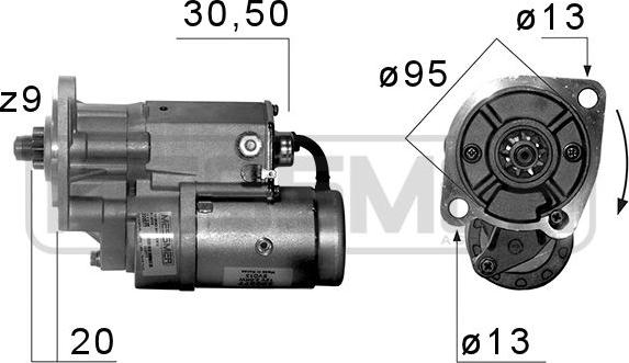 ERA 220577A - Starter autospares.lv