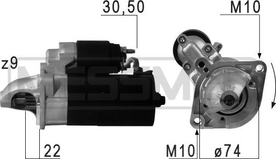 ERA 220694 - Starter autospares.lv