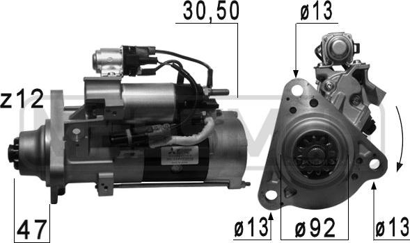 ERA 220690 - Starter autospares.lv