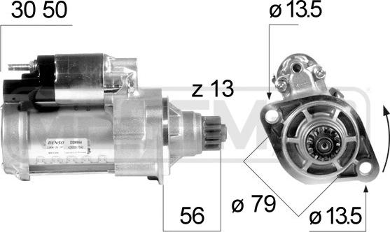 ERA 220647A - Starter autospares.lv