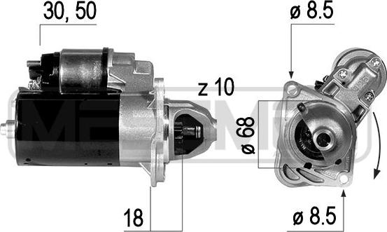 ERA 220650 - Starter autospares.lv