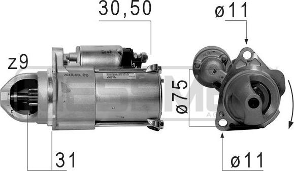 ERA 220657 - Starter autospares.lv